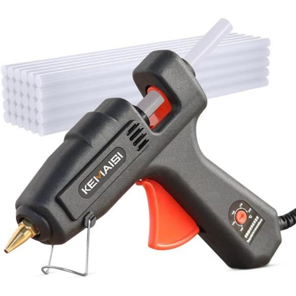 Hot Glue Gun, 100W Full Size Hot Glue Gun kit with 30pcs Premium Hot Glue Sticks